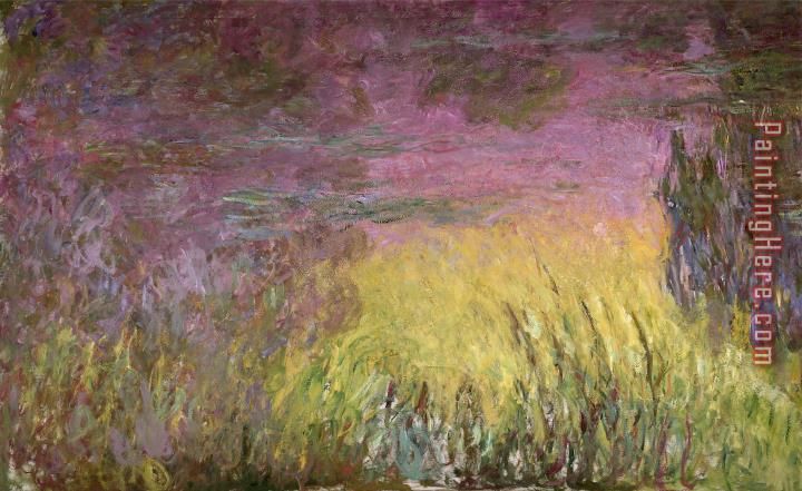 Claude Monet Waterlilies at Sunset